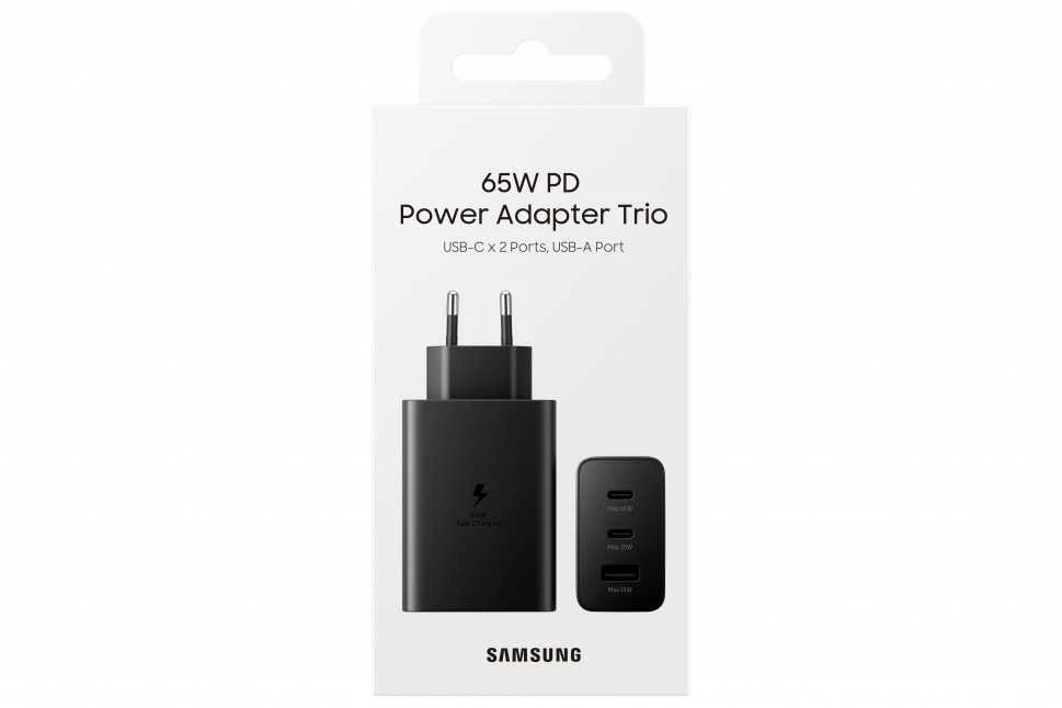 Samsung T6530NBE Power Adapteris 65W Trio, Juodas