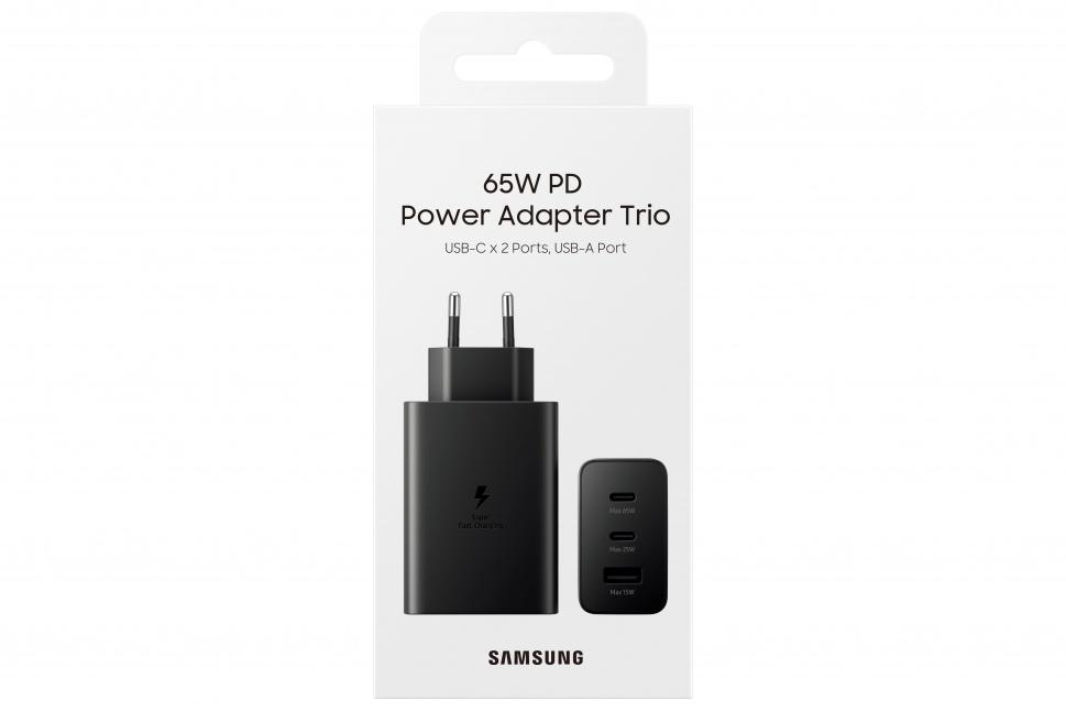 Samsung T6530NBE Maitinimo Adapteris 65W Trio, Juodas (Juodas)