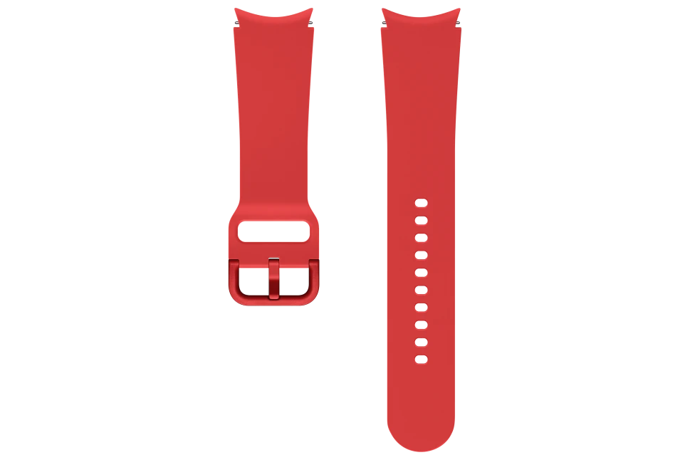 Išmaniojo laikrodžio Samsung Galaxy Watch 4 dirželis, Raudonos spalvos, M/L, 20mm