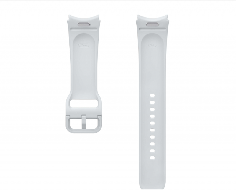 SFR94LSE sportinė apyrankė 20 mm (M/L), skirta Samsung Galaxy Watch6/Watch5, sidabrinė (sidabrinė)