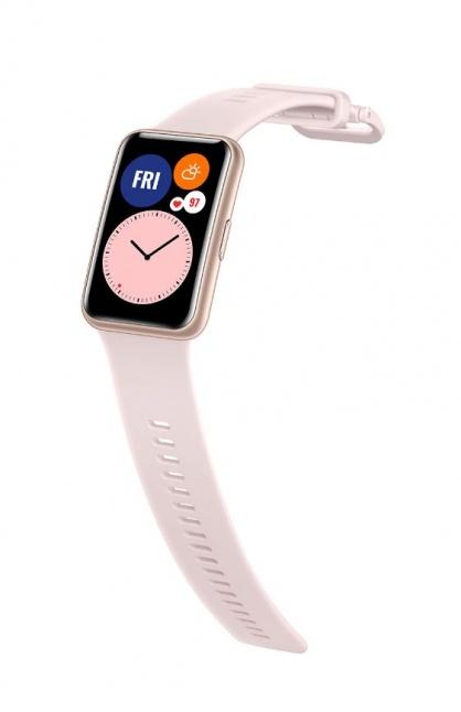 Išmanusis laikrodis Huawei Fit „Active Edition“, Sakurų rožinės spalvos |  Varle.lt