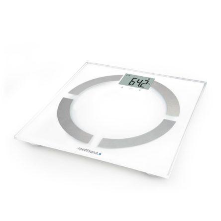 Medisana BS 444 kūno analizės svarstyklės, nerūdijančio plieno, Bluetooth | Medisana | BS 444 | Automatinis išjungimas | Kūno riebalų analizė | Kūno masės indekso (KMI) matavimas | Kūno vandens procentas | Kaulų masės analizė | Maksimalus svoris (keliamoji galia) 180 kg | Atminties funkcija | Keli vartotojai | Kūno skalė