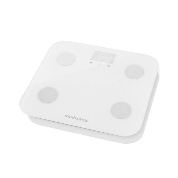 Medisana BS 600 Connect WiFi kūno analizės svarstyklės (baltas)