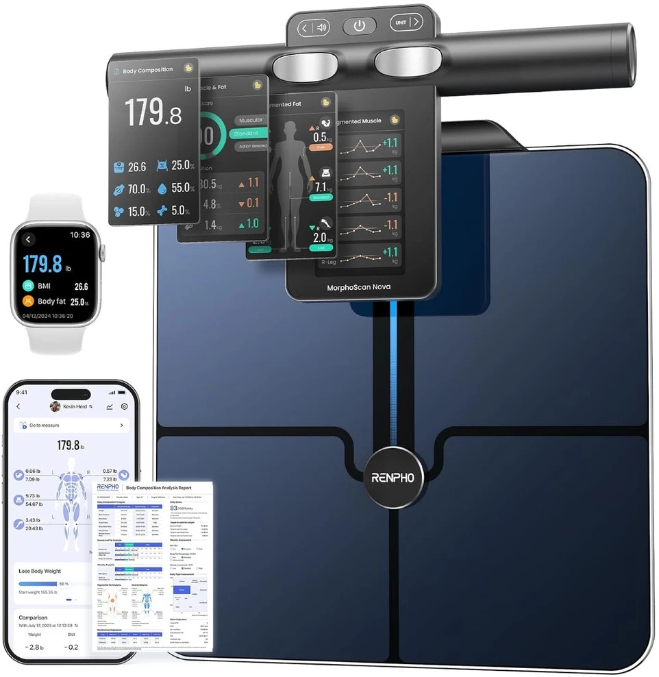Svarstyklės RENPHO Body Scale Morpho scan Nova Wifi