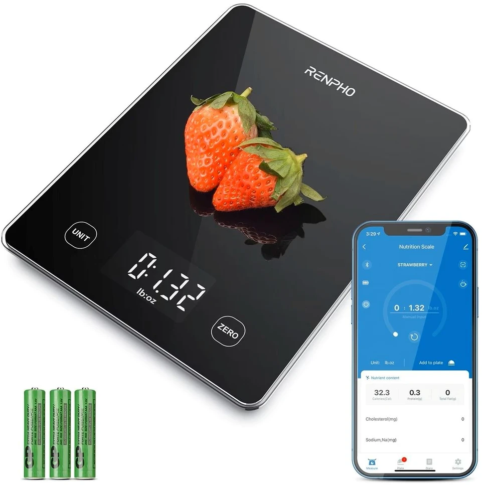Išmaniosios virtuvinės svarstyklės RENPHO PEU-R-T001-BK / 8732093