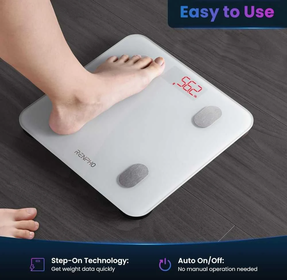 Svarstyklės RENPHO Elis 1S Smart Body Scale Baltas