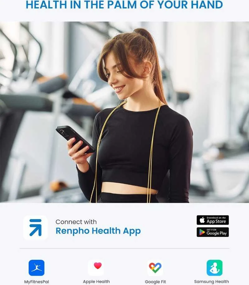 Svarstyklės RENPHO Elis Solar 2 Smart Scale Juodas