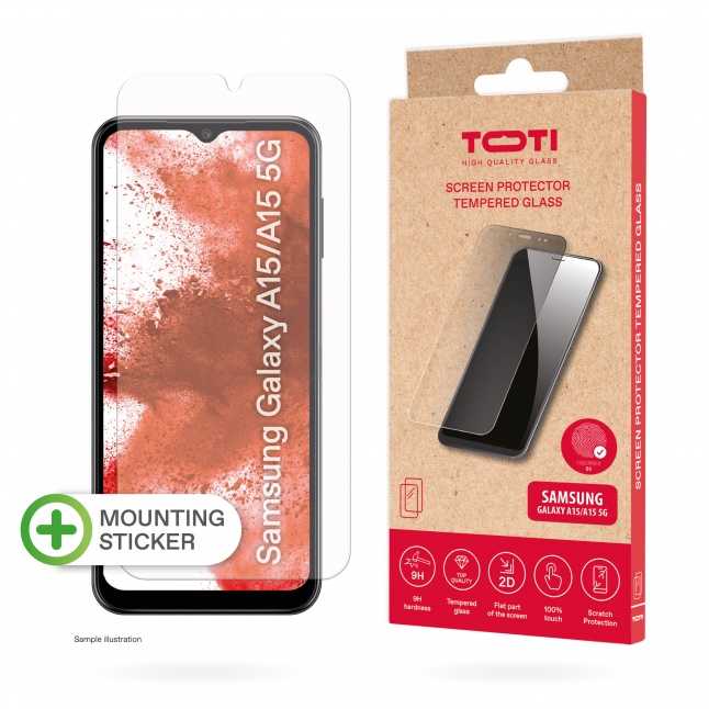 Apsauginis stiklas Toti Galaxy A15/A15 5G