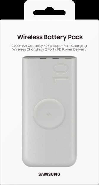 112803 EB-U2510XUE Samsung Wireless Powerbank 2x USB-C 25W 10000mAh rusvai gelsvas