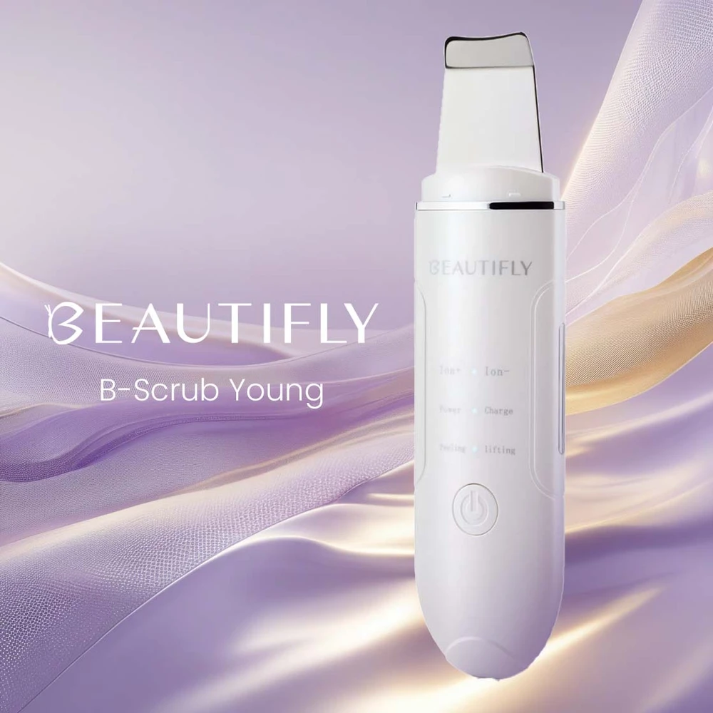 Ultragarsinė veido valymo mentelė Beautifly B-Scrub Young