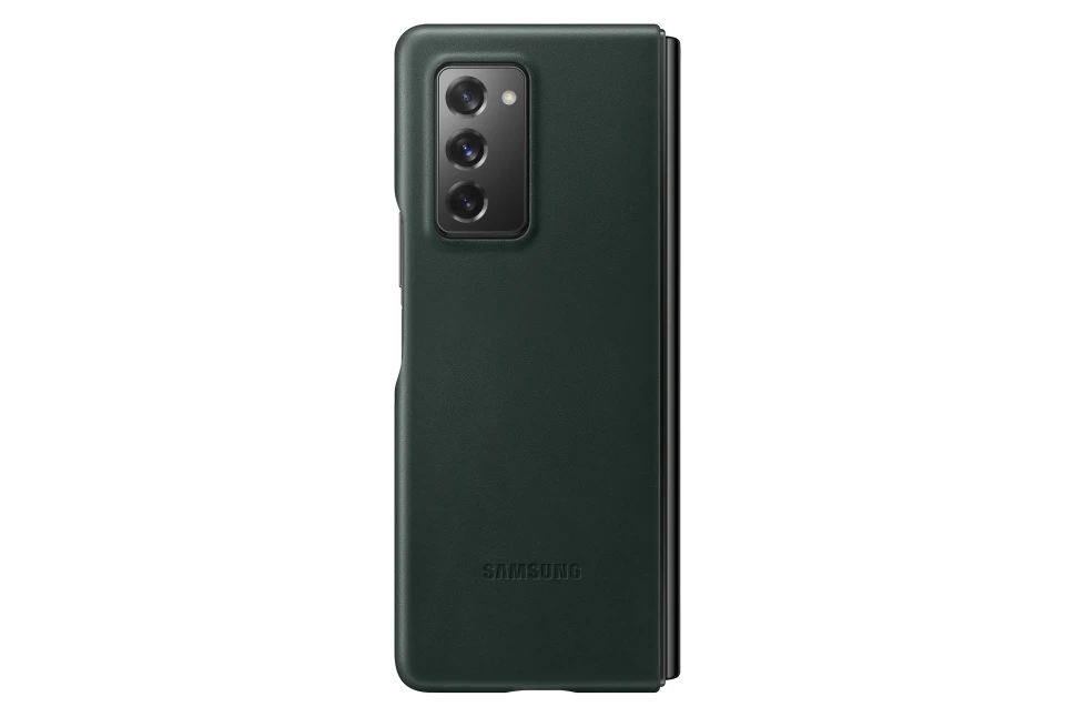 Dėklas VF916LGEGEU odinis dangtelis, skirtas Samsung Galaxy Z Fold2 (žalias)