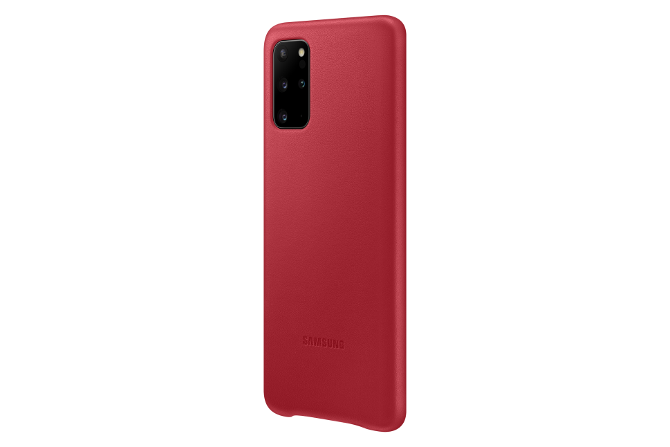 Dėklas VG985LRE odinis dangtelis, skirtas Samsung Galaxy S20 Plus (Raudona)