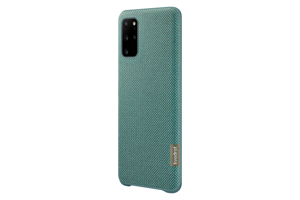 Dėklas Samsung Galaxy S20+ Kvadrat Nugarėlė Žalia