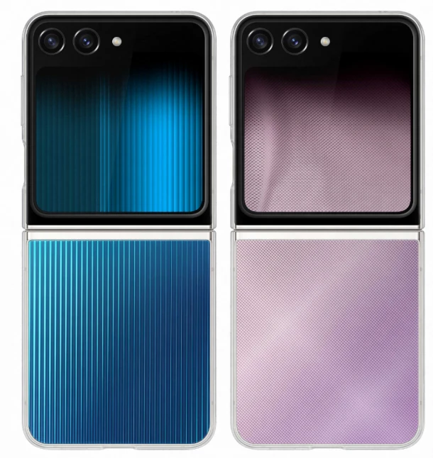 ZF731CTE FlipSuit dėklas, skirtas Samsung Galaxy Flip 5, skaidrus (permatomas)