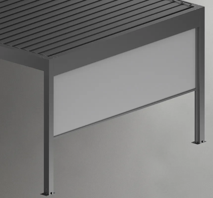 Pergola Bioclimatic: 3000x4000 mm, be LED, laisvai pastatoma pavėsinė aprašymas - Prekės nuotrauka