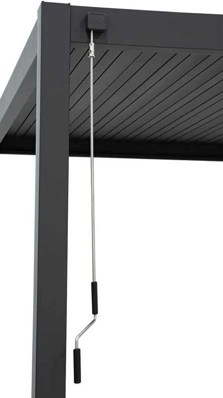 Pavėsinė Pergola PREMIUM 3x4 antracito spalvos