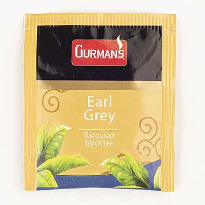 GURMAN'S Juodoji aromatinė "EARL Pilkas" arbata vokeliuose, 100 vnt po 2g