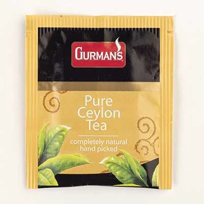 GURMAN's Juodoji Ceylono arbata vokeliuose, 100 vnt po 1.75g