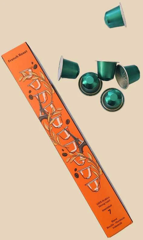 Kavos kapsulės Cantata French Roast, Nespresso aparatui, 20vntx5g
