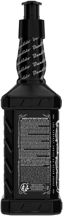 Bandido Cosmetics Bandido After Shave Kreminis Cologne COLOMBIA Kremas-odekolonas po skutimosi, 350 ml