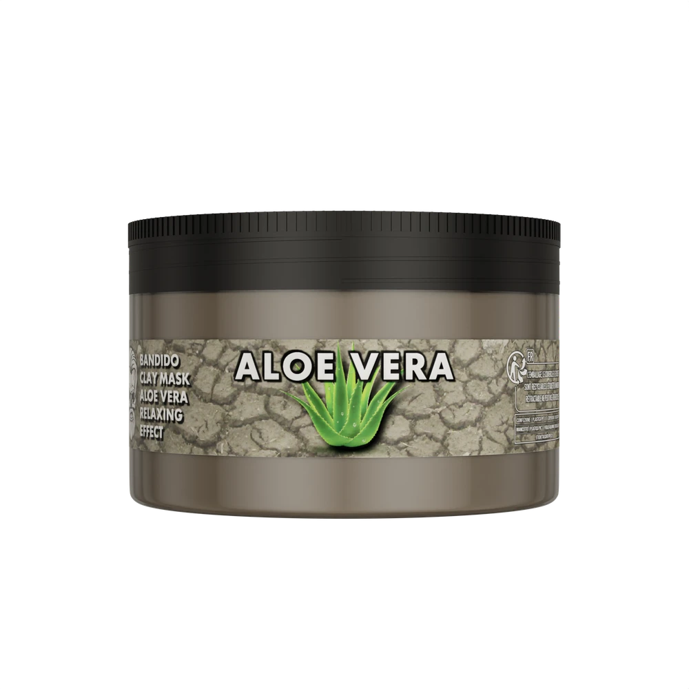 Bandido Cosmetics Bandido Aloe Vera Clay Mask Molio kaukė vyrams, 400ml