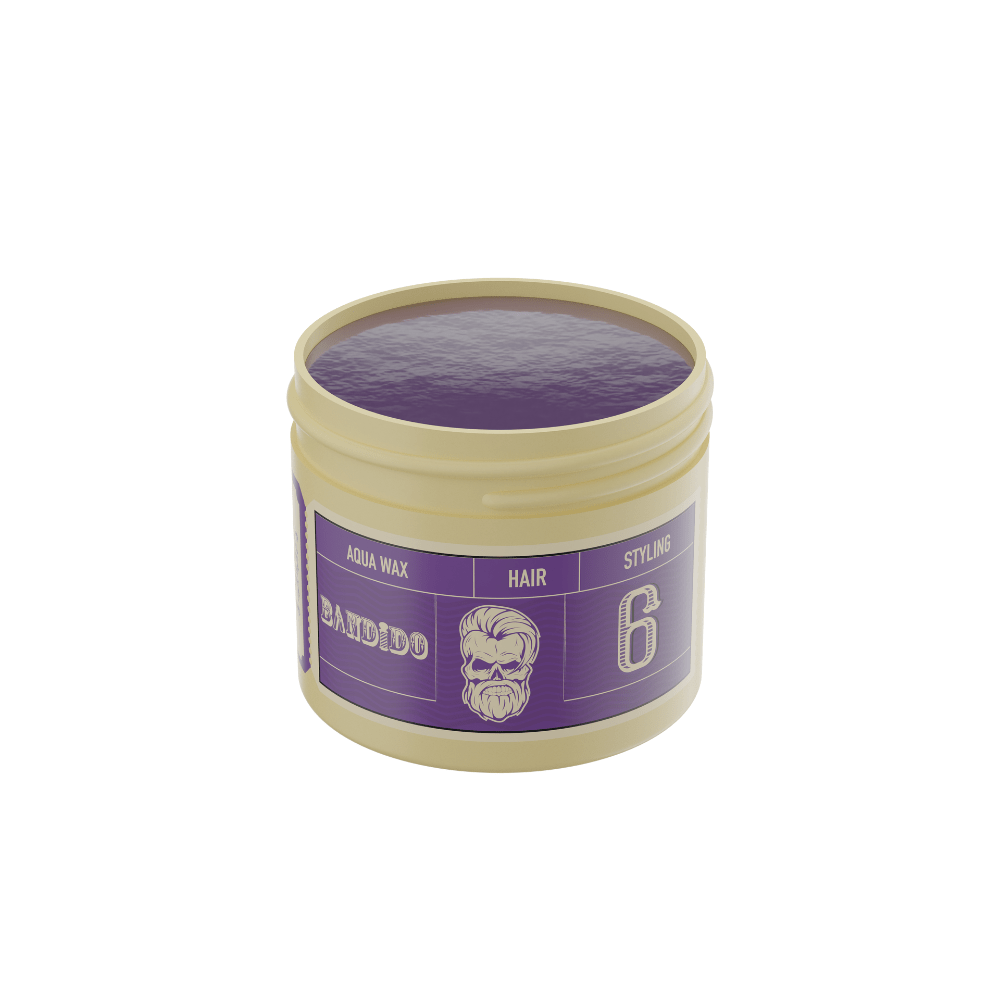 Bandido Cosmetics Bandido Aqua 6 Wax Plaukų formavimo vaškas, Medium Violetta, 125ml