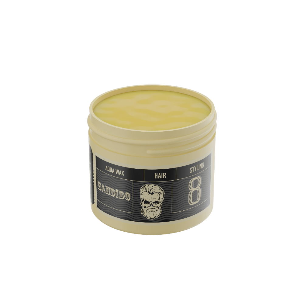 Bandido Cosmetics Bandido Aqua 8 Wax Plaukų formavimo vaškas, Extreme Strong, 125ml