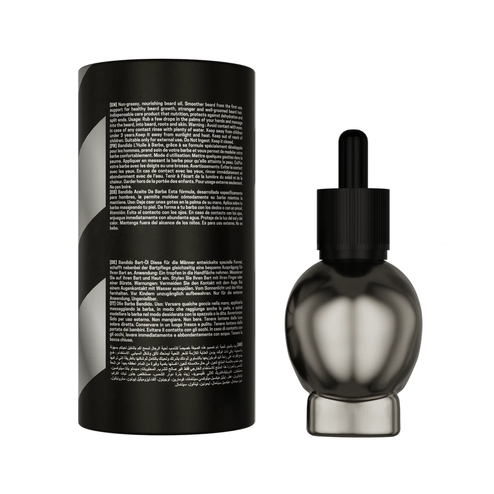 Bandido Cosmetics Bandido Beard Oil Sidabrinis Barzdos aliejus, 40 ml