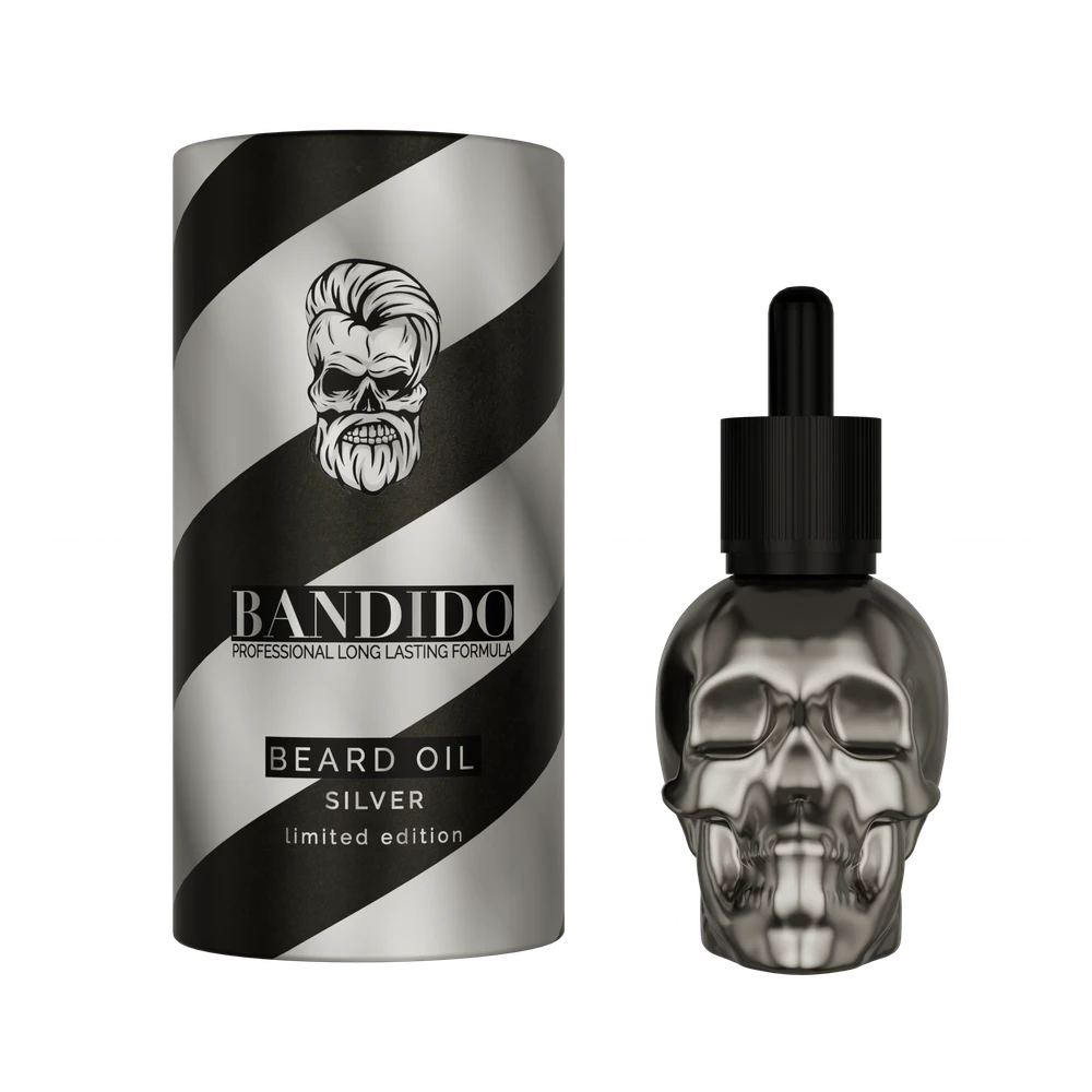Bandido Cosmetics Bandido Beard Oil Sidabrinis Barzdos aliejus, 40 ml
