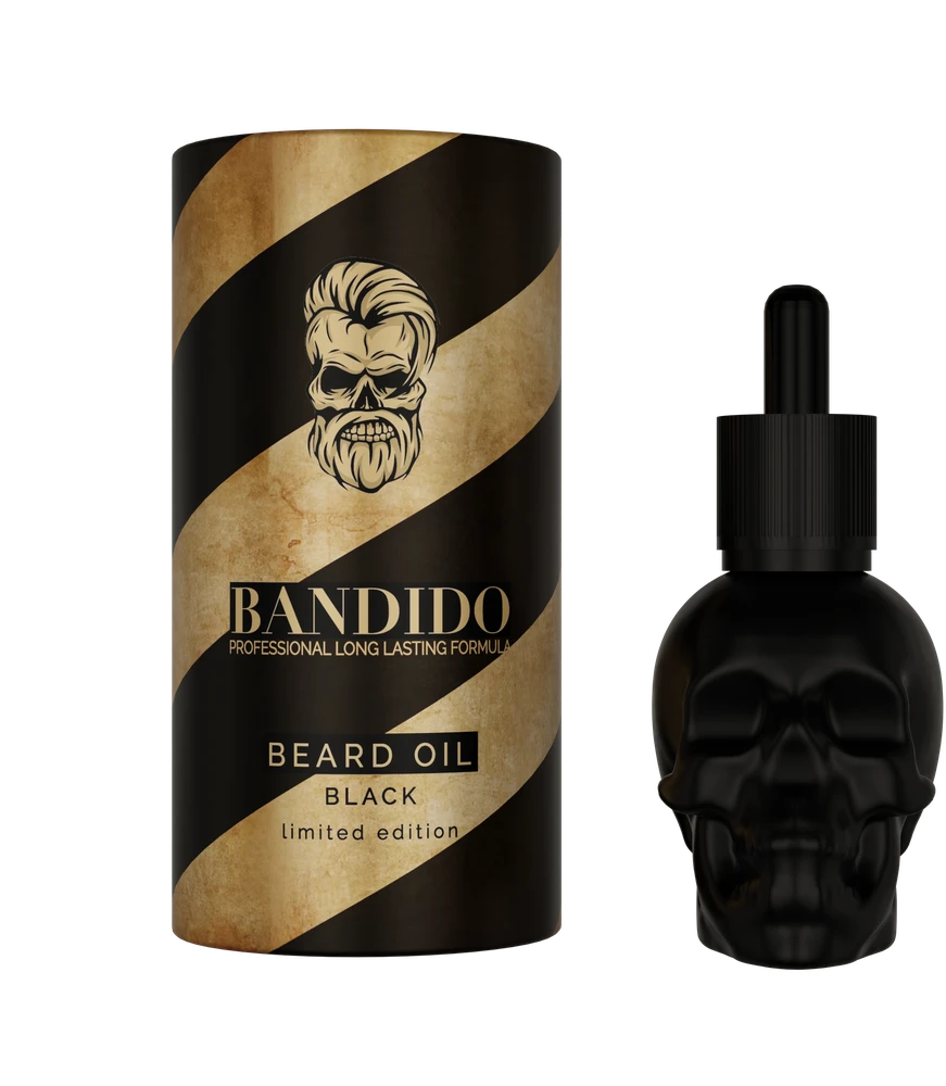 Bandido Cosmetics Bandido Juodas Beard Oil Barzdos aliejus, 40ml