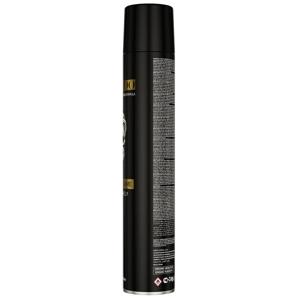 Bandido Cosmetics Bandido Juodas Plaukų lakas Extra Volume Extremely Plaukų lakas, 400ml