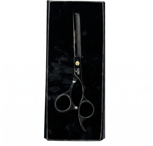 GOLD CUT Half Set Plaukų filiravimo žirklės DHFB60, juodos, 6.0"