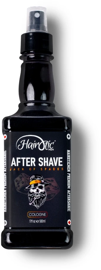 Hairotic Men Hairotic After Shave Cologne Jack Of Spades Odekolonas po skutimosi, 500ml