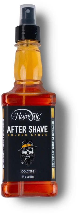 Hairotic Men Hairotic After Shave Cologne Golden Sands Odekolonas po skutimosi, 500ml