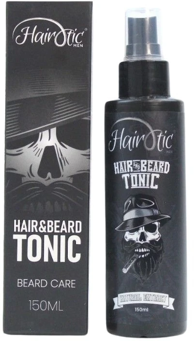 Hairotic Men Hairotic Hair & Beard Tonikas Plaukų ir barzdos tonikas, 150 ml