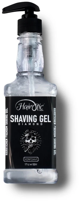 Hairotic Men Hairotic Shaving Gel Diamond Skutimosi gelis, 500 ml