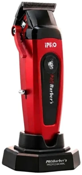 Ipro Probarbers iPRO Professional Hair Clipper Profesionali belaidė plaukų kirpimo mašinėlė S1095-A, Raudona