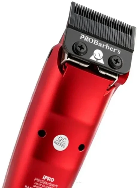 Ipro Probarbers iPRO Professional Hair Clipper Profesionali belaidė plaukų kirpimo mašinėlė S1095-A, Raudona
