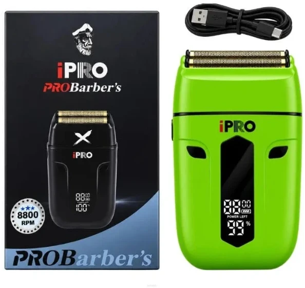 Ipro Probarbers iPRO Shaver Plaukų skutimo mašinėlė S1106, Žalia