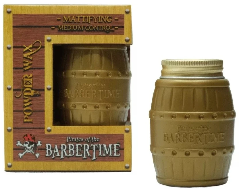 Pirates of the BARBERTIME Barbertime Powder Wax Medium Control Plaukų pudra, 20 g