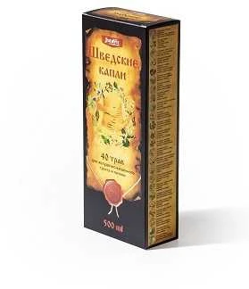 Juvapharma Švediški lašai su 40 žolelių ekstraktais, 500 ml