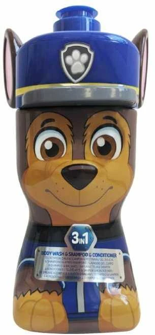 Nickelodeon Europe Distribution PAW PATROL dušo želė ir šampūnas su kondic. 3in1 Chase 3D, 400 ml