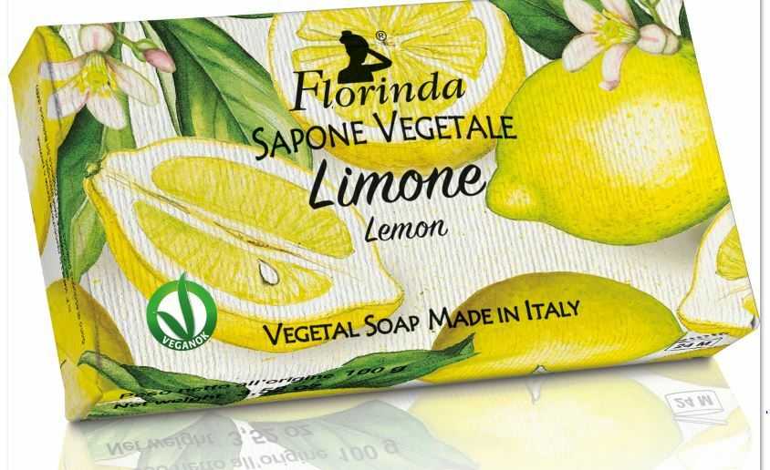 La Dispensa Florinda muilas augalinis, rankų darbo, parfumuotas, Citrinu aromato, 100 g