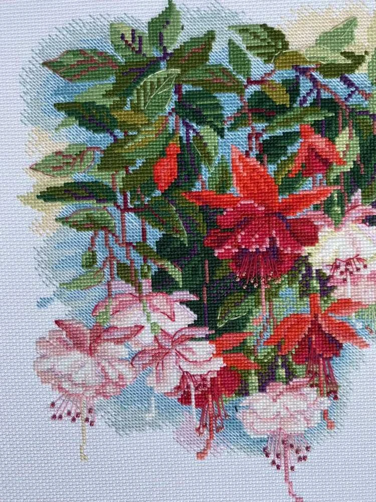 RIOLIS - Create It Yourself - Siuvinėjimo rinkinys „Fuksija“ 1398 (40x30 cm)
