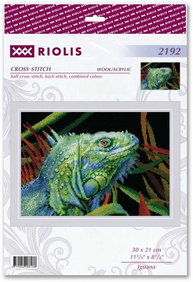 Riolis Siuvinėjimo kryželiu rinkinys "Iguana" 30x21 SR2192