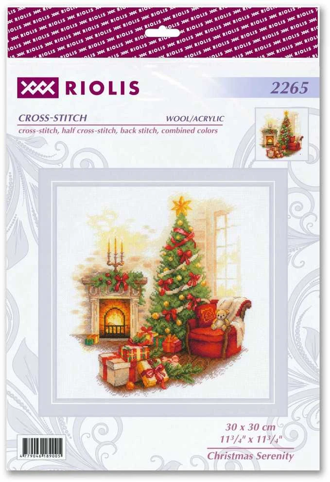 Riolis Kryželiu siuvinėjimo rinkinys Christmas Serenity 30x30 SR2265