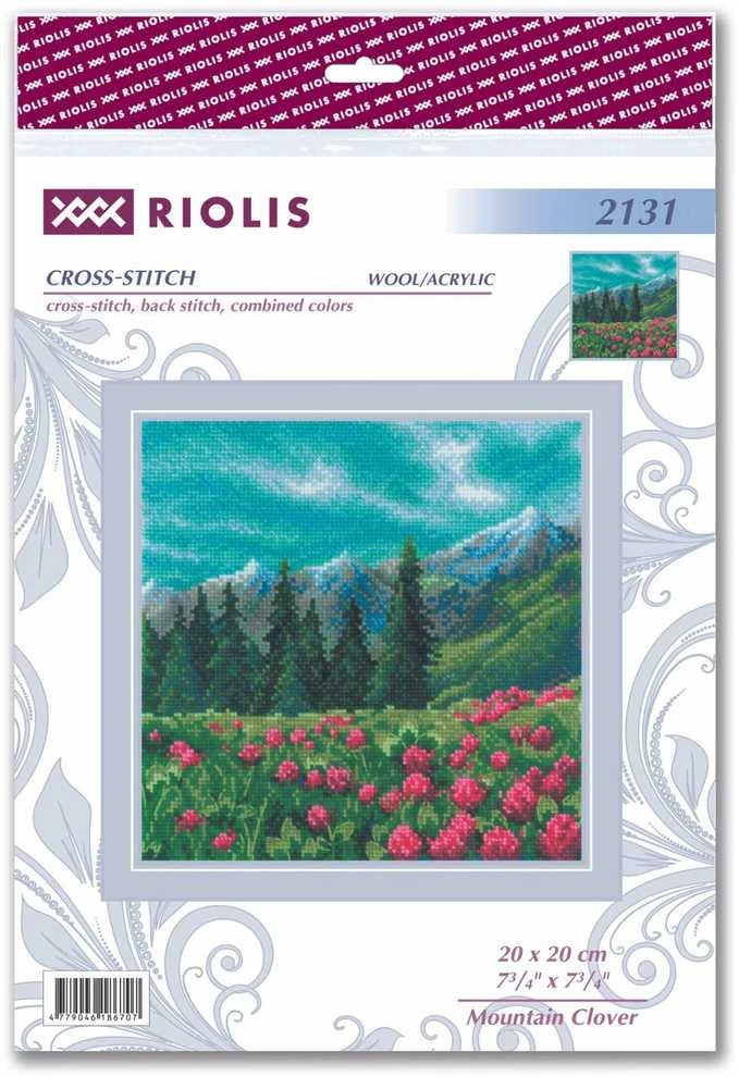Riolis Kryželio siūlų rinkinys Kalninis dobilas 20x20 SR2131