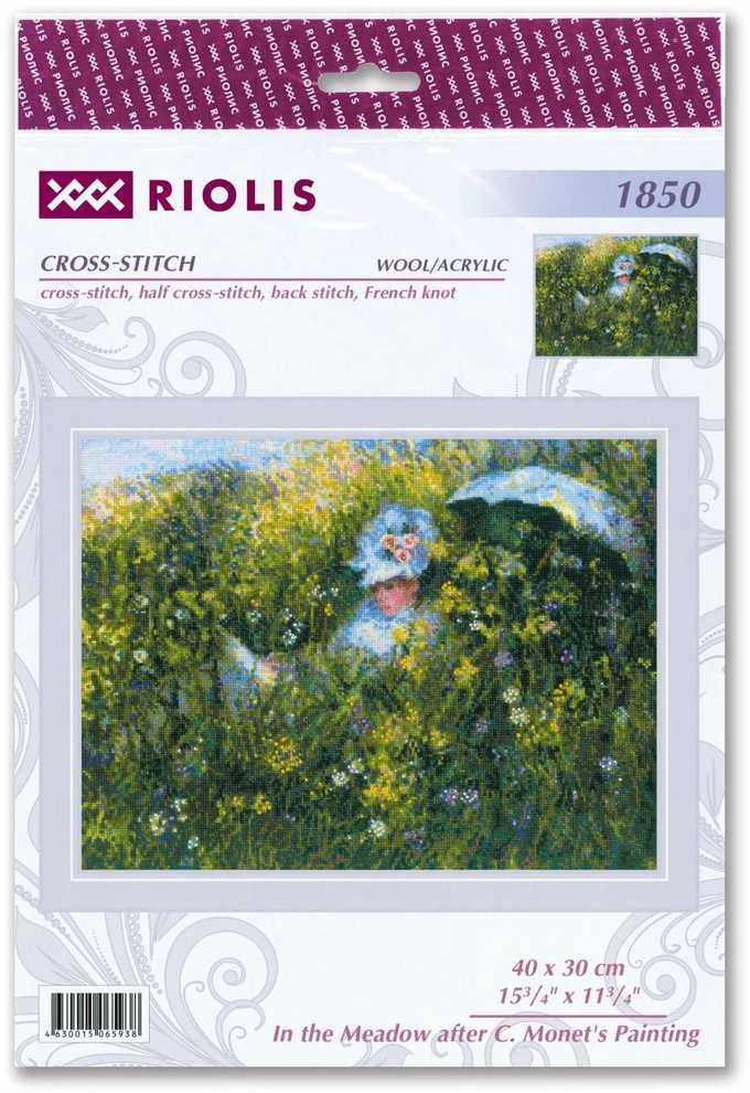 In the Meadow after C Monet’s Painting siuvinėjimo rinkinys iš RIOLIS Nr.: 1850