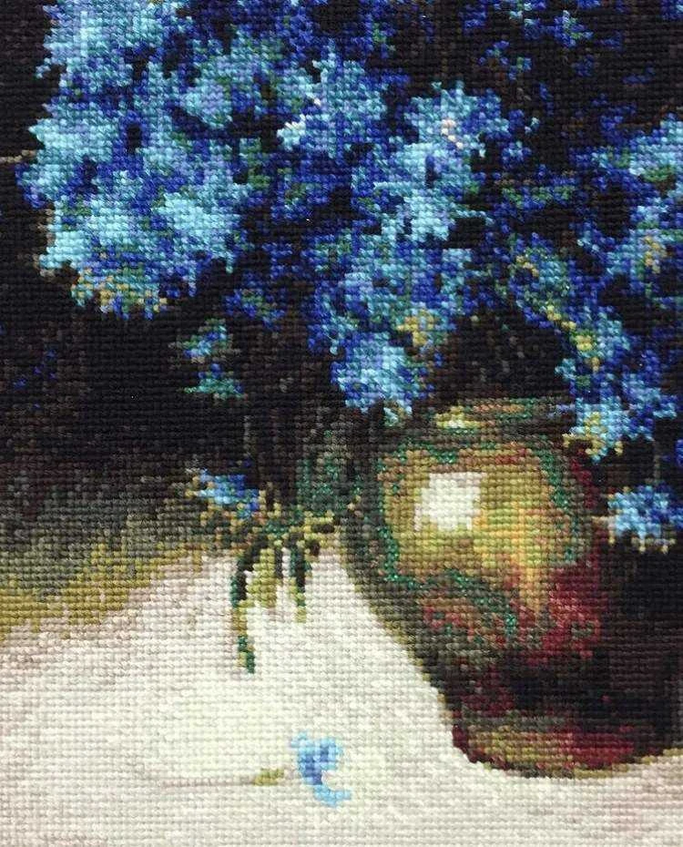 Cornflowers after I. Levitan's Painting siuvinėjimo rinkinys iš RIOLIS Nr.: 1772