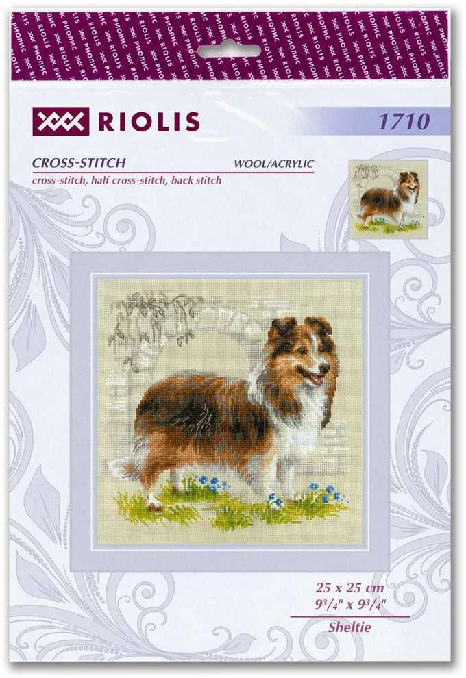 Sheltie siuvinėjimo rinkinys iš RIOLIS Nr.: 1710